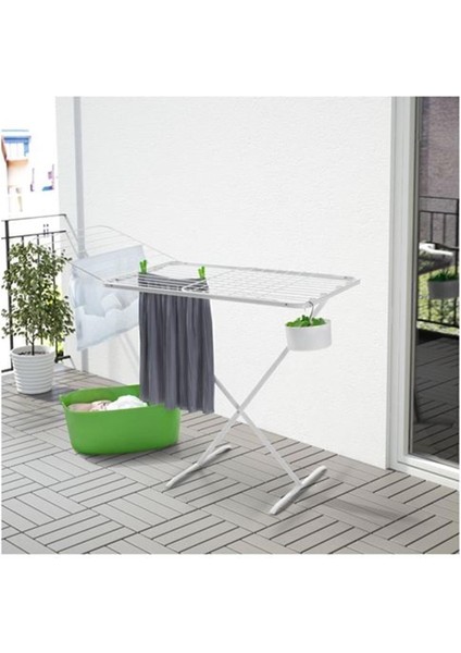 Beyaz Çamaşır Kurutma Askısı 173X57X103 Cm, Dayanıklı ve Kullanışlı Tasarım fırsatları