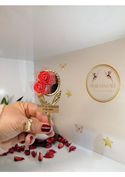 Mıknatıslı Perili Ayna Söz, Nişan, Düğün, Kına, Nikah,hediyelik -15 Adet fiyatları