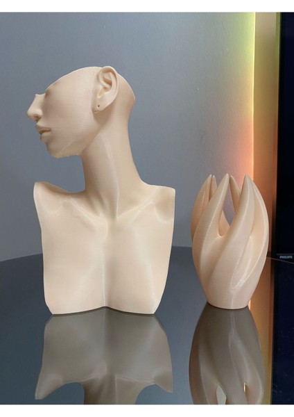 21CM Renkli Takı ve Makyaj Organizer Seti, Şık ve Kullanışlı Sergi Standı