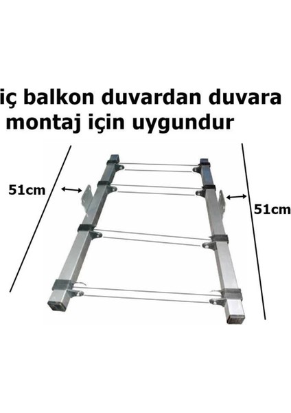 Duvardan Monte Edilebilir Metalik Orta Askılı Çamaşır Askısı fiyatları