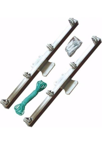 Duvardan Monte Edilebilir Metalik Orta Askılı Çamaşır Askısı modelleri