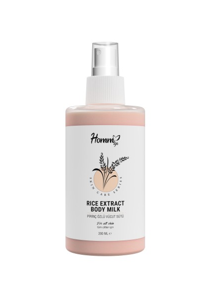 Homm Lıfe Pirinç Özlü Vücut Sütü 200 ml