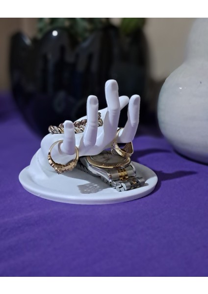 Beyaz Takı Sergileme Standı, Şık ve Kullanışlı Tasarım, Düzenli Saklama Için Ideal modelleri