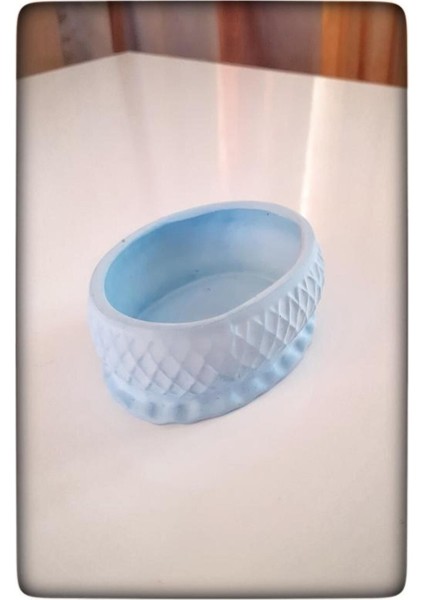 El Yapımı Mavi Beton Makyaj ve Takı Düzenleyici, Şık ve Kullanışlı Tasarım fiyatları