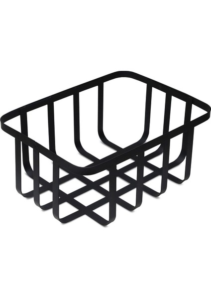 Şık Çok Amaçlı Banyo Organizer Sepet 22X17 Cm, Gri modelleri