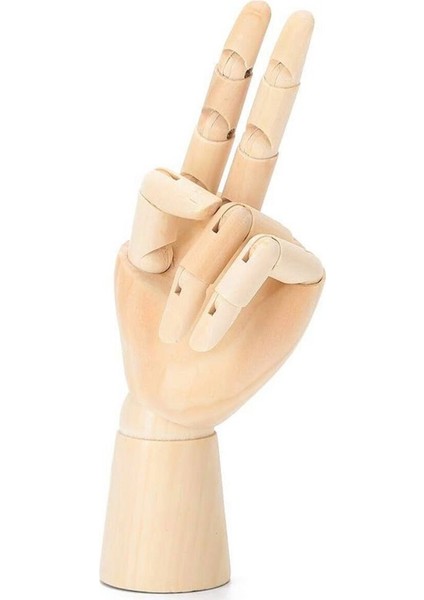 Ahşap El Figürlü Dekoratif Süs, 24 Cm, Kahverengi fiyatları