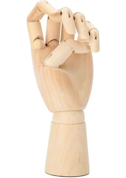 Ahşap El Figürlü Dekoratif Süs, 24 Cm, Kahverengi fırsatları