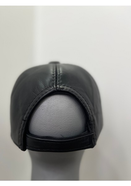 Unisex Siyah Hakiki Deri Cırt Cırtlı Şapka – Ayarlanabilir (57-59 cm ) Arkadan ayarlanabilir fiyatları
