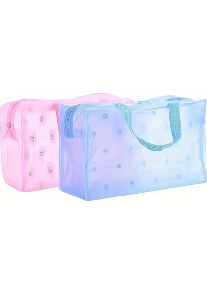 Şeffaf Makyaj, Araba ve Valiz Düzenleyici 5'li Set, Pembe Renkli, Şık ve Kullanışlı. modelleri