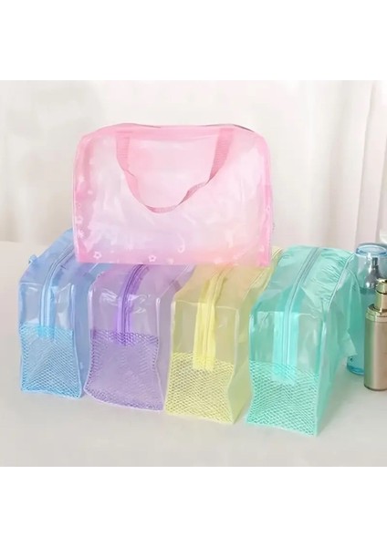 Şeffaf Makyaj, Araba ve Valiz Düzenleyici 5'li Set, Pembe Renkli, Şık ve Kullanışlı. indirimleri