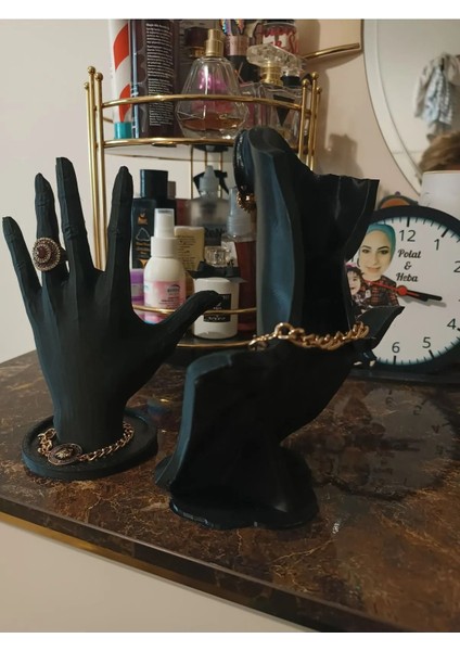 Şık 21CM Takı ve Makyaj Organizer Seti, Manken, Stand, Kolye, Yüzük Sergileme fırsatları