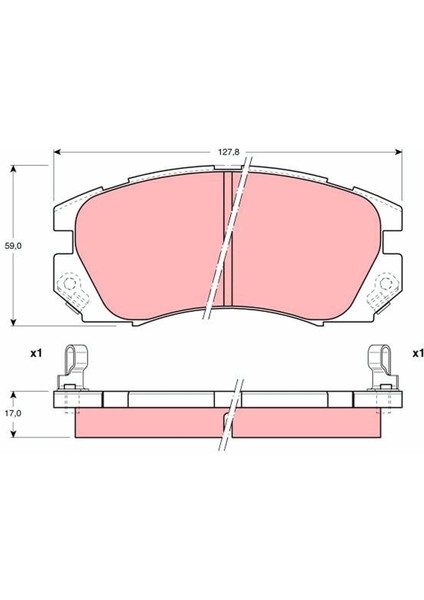 Fren Balatasıön Impreza 94&gt;00 Legacy 92&gt;94 2.0 Turbo Gt GDB1179