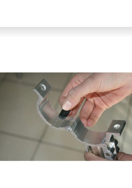 Gri Alüminyum Balkon Çamaşır Askılığı, Yuvarlak Korkuluklar Için, Dayanıklı ve Pratik modelleri