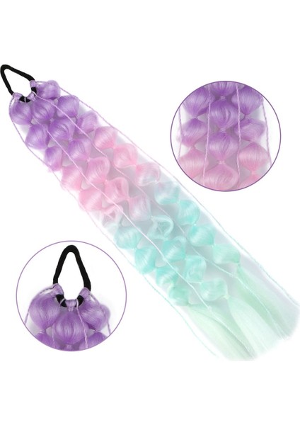 Bn Örgülü Lastikli At Kuyruğu / ACM14