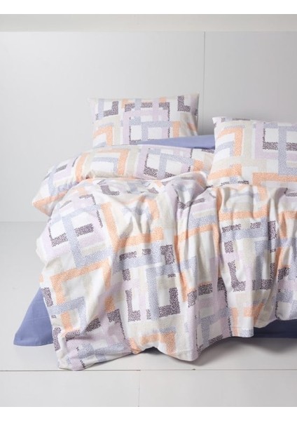 Flanel Nev Takımı Çift Kişilik Hayden Lila