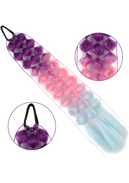 Bn Örgülü Lastikli At Kuyruğu / ACM19