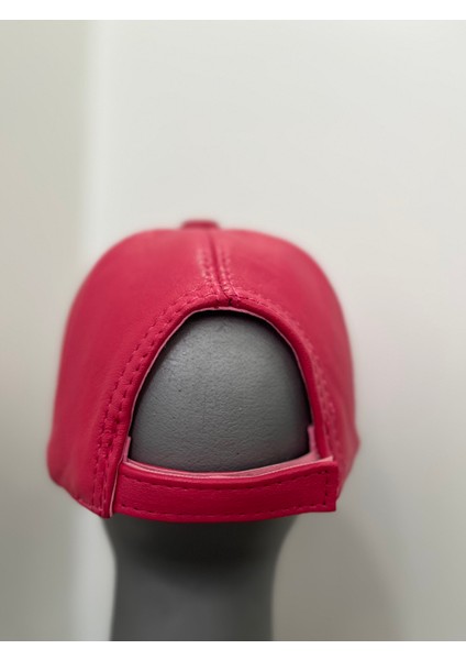 Unisex Hakiki Deri Pembe Cırt Cırtlı Şapka – Ayarlanabilir Spor & Şık Tasarım (57-59 cm ) Arkadan ayarlanabilir fiyatları