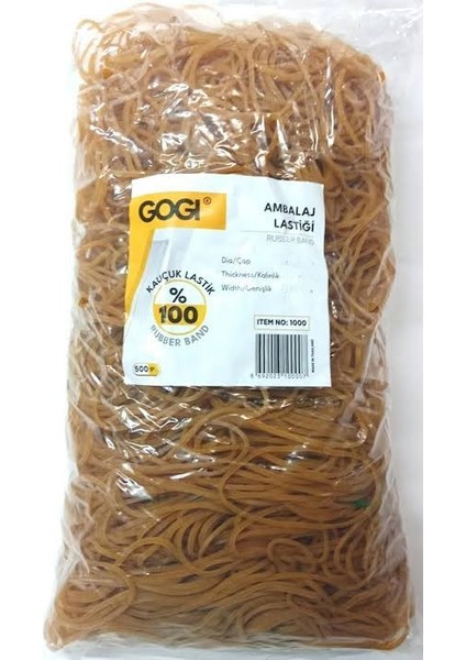 Kauçuk Ambalaj Lastiği 500 Gr. (Kalın)