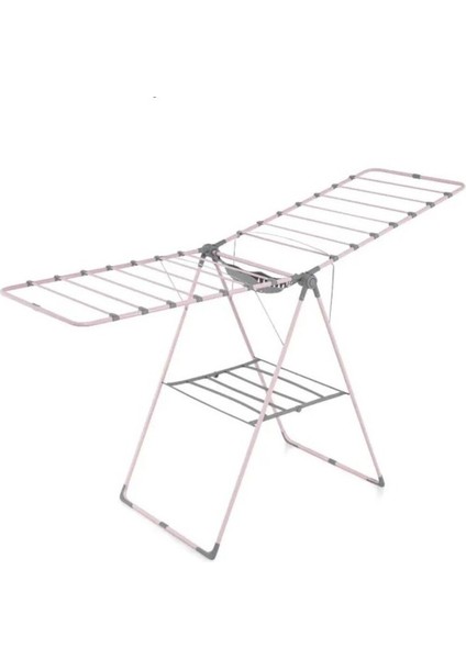 Şık Pembe-Gri Sepetli Kurutmalık, Prenses Teması ile Zarif ve Fonksiyonel Tasarım fiyatları