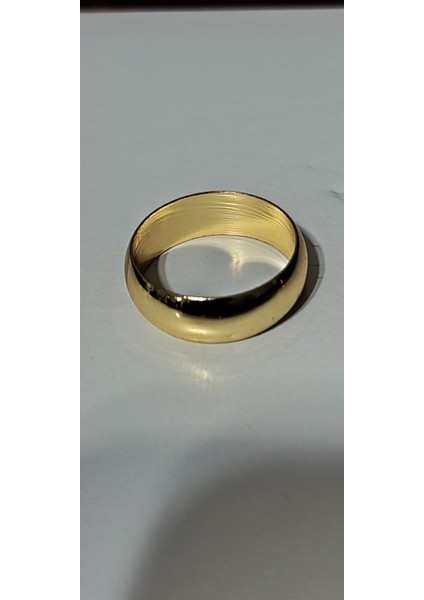 Nurtakı 7mm Klasik Altın Kaplama Renkli Geniş Çelik Alyans fiyatları