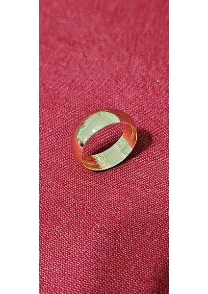 Nurtakı 7mm Klasik Altın Kaplama Renkli Geniş Çelik Alyans modelleri