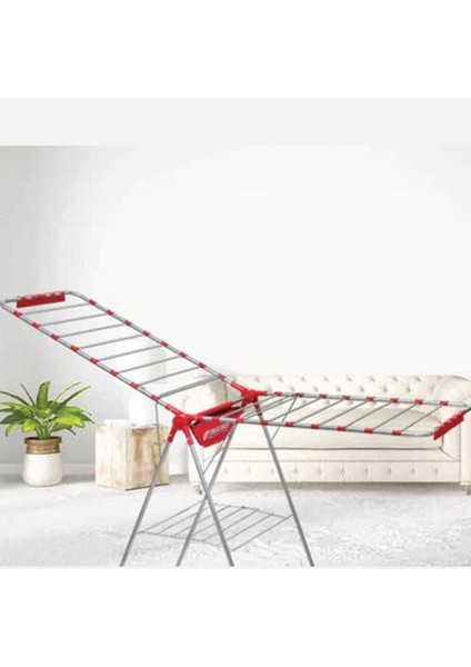 Renkli Alberta Çantalı Kurutmalık, Şık ve Pratik Kullanım Sağlar.