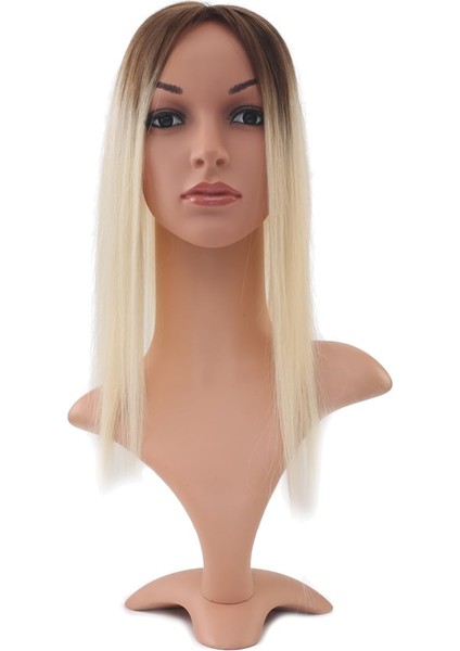 Kahverengi Beyaz Platin Ombreli Baby Taban Tepelik 10X12 cm