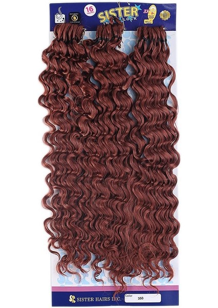 Afro Dalgası Saç - Kızıl Bakır 350