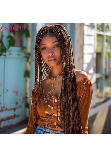 Sentetik Örgülük Saç 100 gr / Koyu Kahve