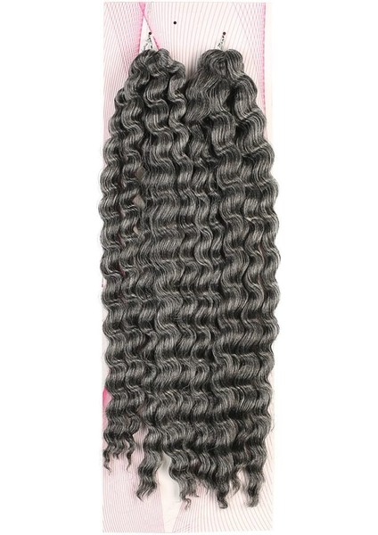 Nice Bulk Afro Su Dalgası Saç / Gri