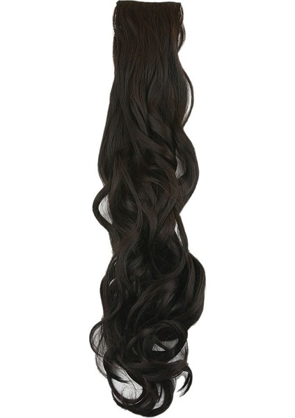 Fiber Sentetik Dalgalı 8 Parça Çıt Çıt Kahverengi