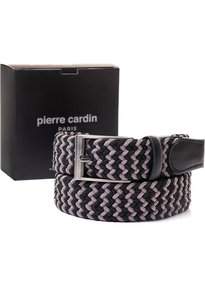 Siyah-Arduvaz Örgü Erkek Kemer PC-1745S4A