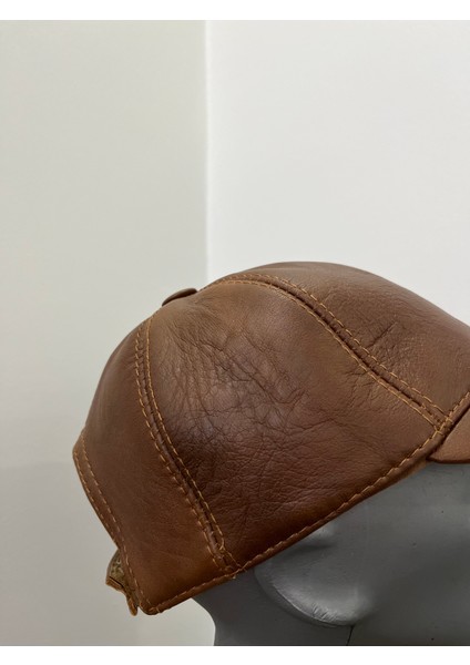 Unisex Hakiki Deri Taba Cırt Cırtlı Şapka – Ayarlanabilir Spor & Şık Tasarım (57-59 cm ) Arkadan ayarlanabilir modelleri