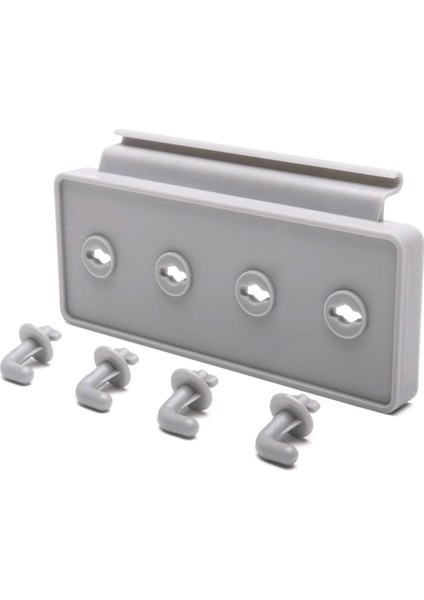 150MM x 60MM 4 Kancalı Askı Kiti, Beyaz, Çok Amaçlı ve Dayanıklı fiyatları