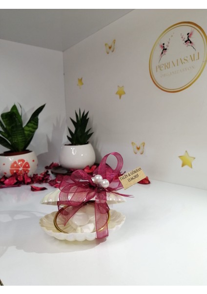 Badem Şekerli Istiridye Söz, Nişan, Düğün, Kına, Nikah,hediyelik -15 Adet fiyatları