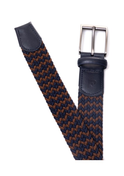Kahve-Lacivert Örgü Erkek Kemer PC-174K7L modelleri