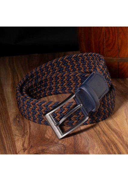 Kahve-Lacivert Örgü Erkek Kemer PC-174K7L indirimleri