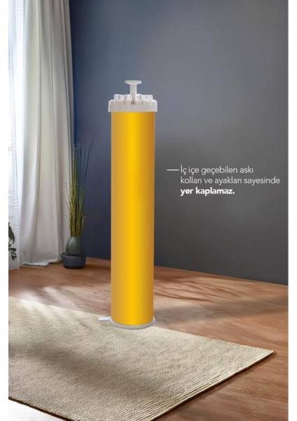 Açılıp Kapanabilen 360° Dönebilir Kurutmalık Askısı, Şık Altın Renk fiyatları