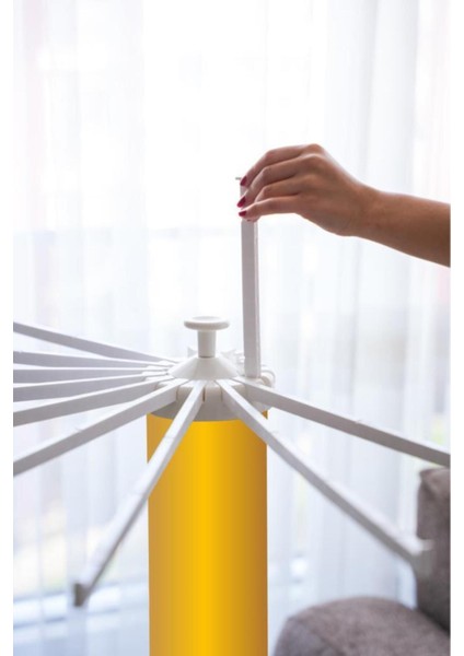 Açılıp Kapanabilen 360° Dönebilir Kurutmalık Askısı, Şık Altın Renk fırsatları