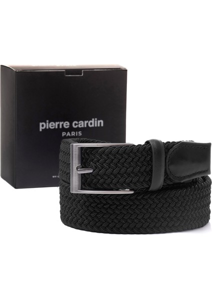 Siyah Düz Örgü Erkek Kemer PC-1745N5I