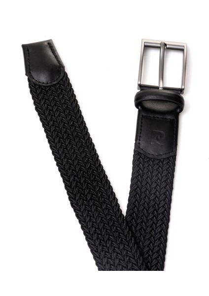 Siyah Düz Örgü Erkek Kemer PC-1745N5I modelleri