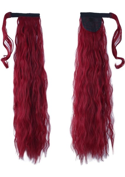 Bağlamalı Kabarık Dalgalı At Kuyruğu / Kızıl