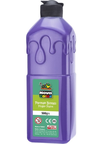 Mor Parmak Boyası Nova Color 500 ml - Kolay Silinebilir