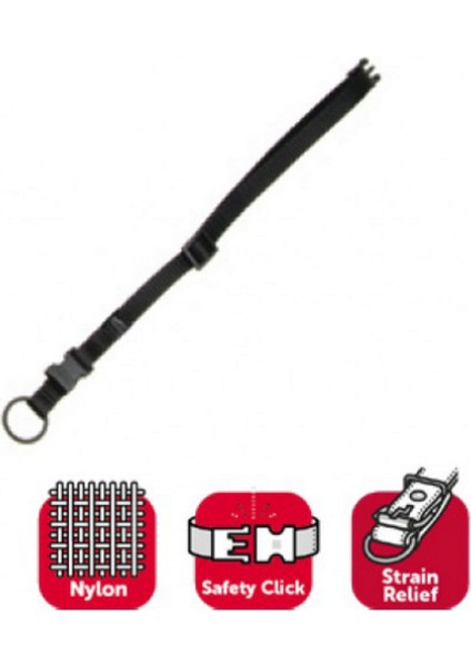 Karlıe Kilitli Boyun Tasması Xs 20-35 cm Siyah Lzwdr