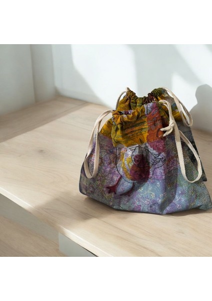 Mor 2'li Organizer Makyaj Çantası Seti, Şık ve Pratik Düzen Sağlayıcı Ürün.