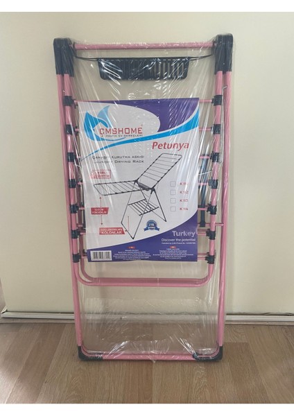 Pembe Çamaşır Kurutmalık Askısı Borulu Mandallı, Pratik ve Şık!