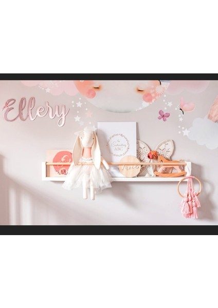 1x 30CM Mdf Baby Room Organizer Eğitici Montessori Raf Kitaplık Baharatlık Banyo Düzenleyici