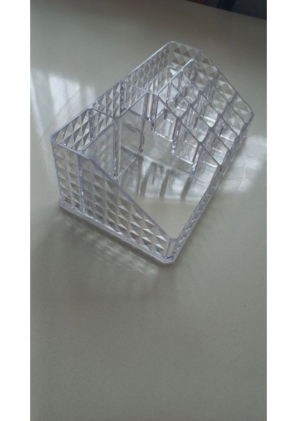 Beyaz 15 Bölmeli Şeffaf Makyaj Organizeri, Düzenli ve Şık Saklama Çözümü fiyatları