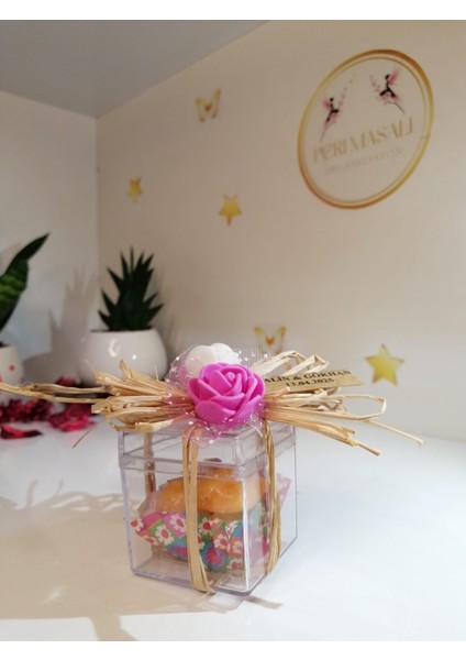 Şekerli Lokumlu Kutu Söz, Nişan, Düğün, Kına, Nikah,hediyelik -15 Adet