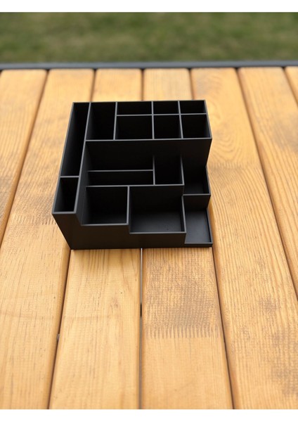 Şık Siyah Makyaj Organizeri, Düzenli ve Pratik Saklama Çözümü fiyatları